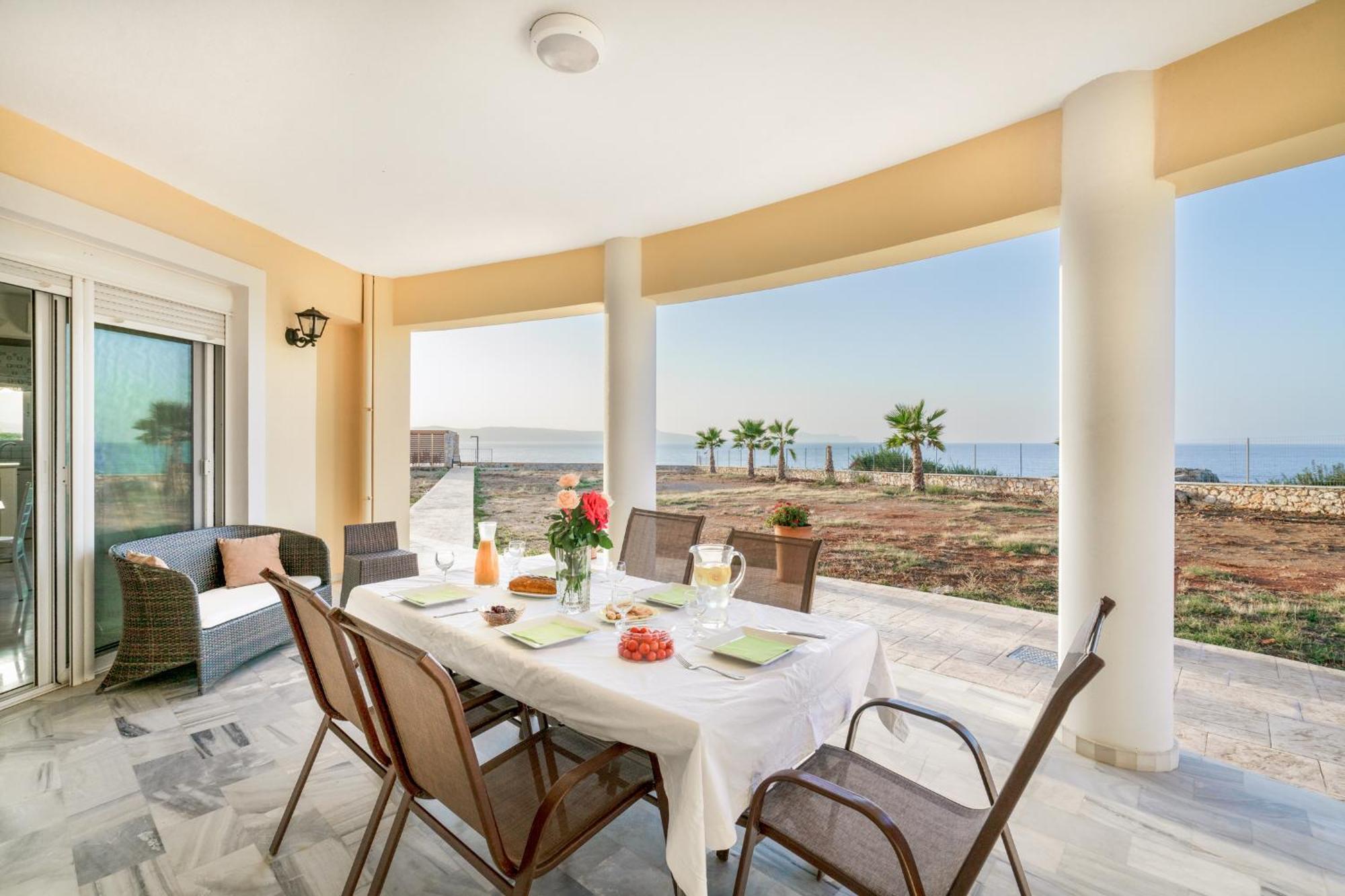 Family Big Apartment Next To The Sea 2-5 People Atsipopoulo Exteriör bild